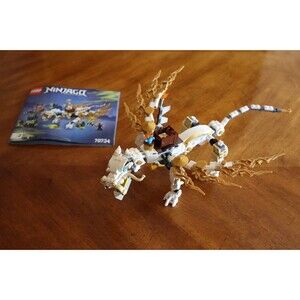 READ* Lego Ninjago Master Wu Dragon (70734) Dragon and Instruction Book 2 Only